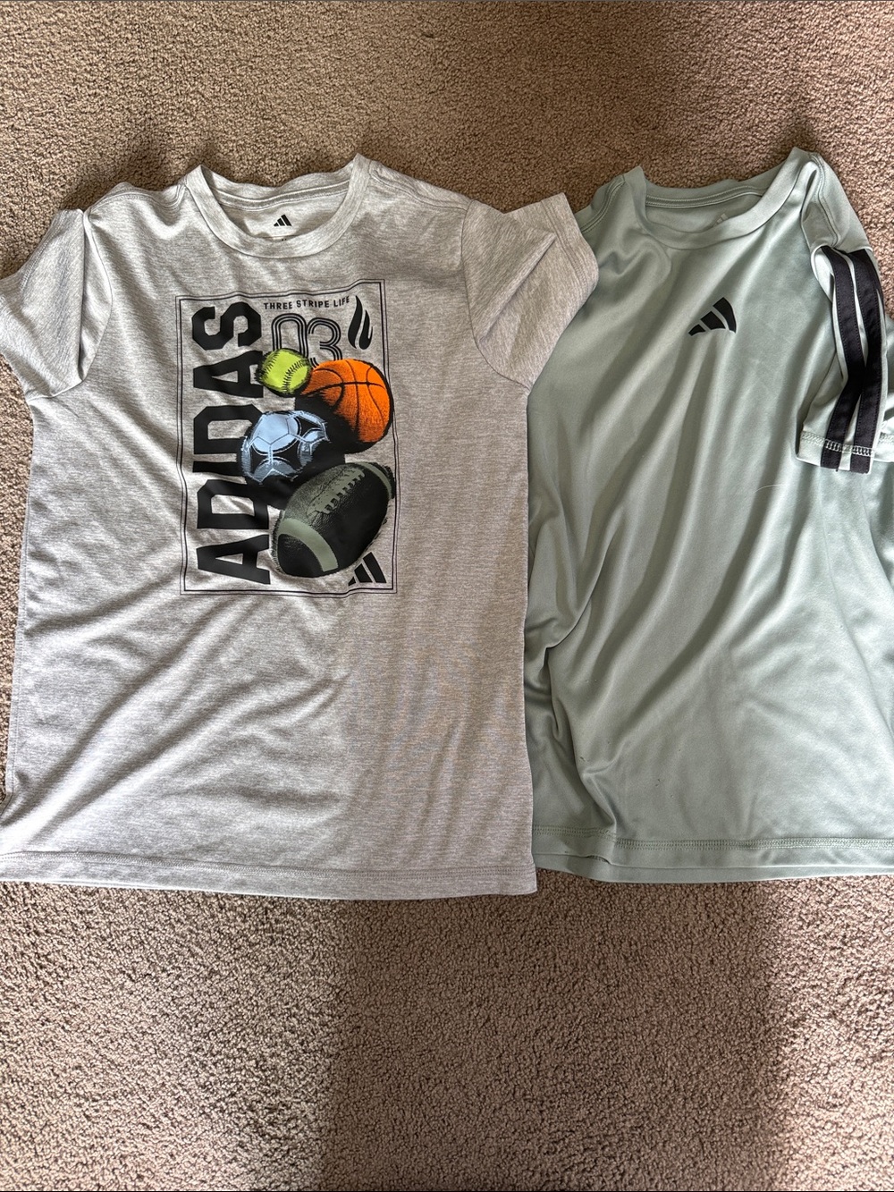 Adidas dri fit shirts